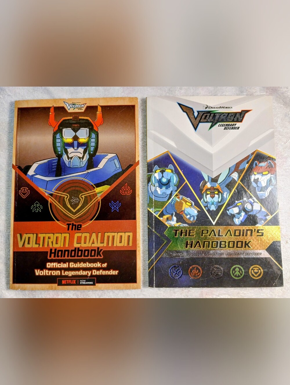 Legendary Defender guidebooks: The Voltron Coalition Handbook and The Paladin’s